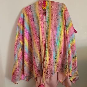 Girls dragon cape costume one size (3-6yrs)